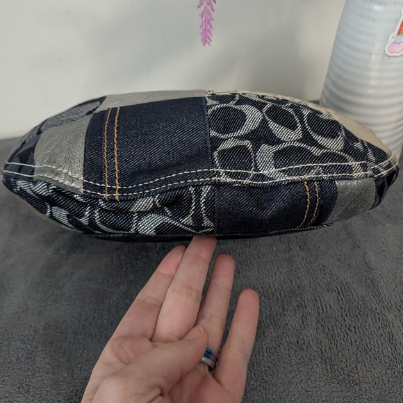 Coach Vintage Denim Patchwork Hobo - Picture 6 of 8